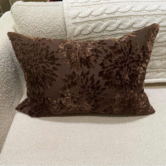 Lrg Brown Velvet pillow! - Picture 4 of 6